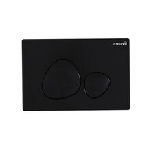 Drukplaat Mat Zwart Bedieningspaneel Creavit GP7002.02 Wellness