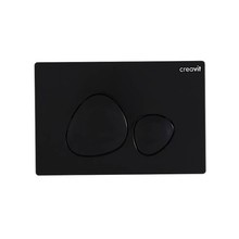 Drukplaat Mat Zwart Bedieningspaneel Creavit GP7002.02 Wellness