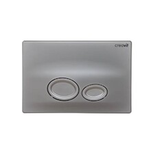 Drukplaat Mat Chroom Creavit Stone Bedieningsplaat GP2003.00