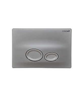 CREAVIT Drukplaat Mat Chroom Creavit Stone Bedieningsplaat GP2003.00