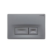 Drukplaat Mat Chroom Creavit Vierkant Bedieningsplaat GP3002.00