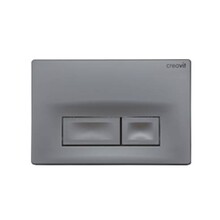 Drukplaat Mat Chroom Creavit Vierkant Bedieningsplaat GP3002.00