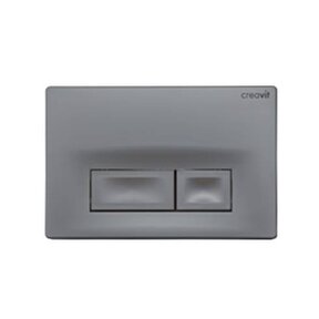 Drukplaat Mat Chroom Creavit Vierkant Bedieningsplaat GP3002.00