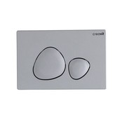 Drukplaat Mat Chroom Creavit Wellness Bedieningsplaat GP7002.00