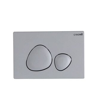 CREAVIT Drukplaat Mat Chroom Creavit Wellness Bedieningsplaat GP7002.00