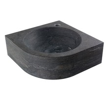 Fontein toilet Rond Hoek 30x30x10cm Natuursteen