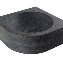 Fontein toilet Rond Hoek 30x30x10cm Natuursteen