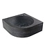 SANI-SUPPLY Fontein toilet Rond Hoek 30x30x10cm Natuursteen