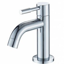 SaniPro Fonteinkraan Chroom Rond Laag Opbouw Toiletkraan 1-Greeps 13cm