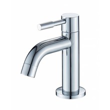 SaniPro Fonteinkraan Chroom Rond Laag Opbouw Toiletkraan 1-Greeps 13cm