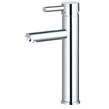 SaniPro Wastafelkraan Hoog Chroom Opbouw Mengkraan Rond 1 Greeps 30,5cm