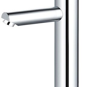 SaniPro Wastafelkraan Hoog Chroom Opbouw Mengkraan Rond 1 Greeps 30,5cm