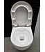 SANI-SUPPLY SaniPro Easy Flush Compact Hangtoilet Randloos incl.softclose toiletzitting 36x48x25cm