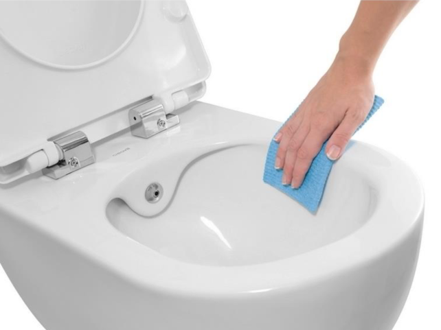 Randloos Hangtoilet Freedom FE322 met bidet Glans Wit incl. Softclose toiletbril Creavit 51x35x38cm