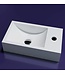 SaniPro Fontein Toilet Solid Surface Recto Links 40x22x10cm Wit Mat