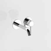 SaniPro Wastafelkraan Inbouw Chroom Tivoli Mengkraan Rond 1 Greeps 17,6cm