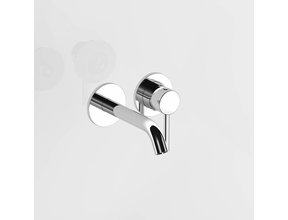 SaniPro Wastafelkraan Inbouw Chroom Tivoli Mengkraan Rond 1 Greeps 17,6cm