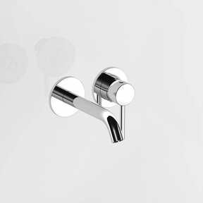 SaniPro Wastafelkraan Inbouw Chroom Tivoli Mengkraan Rond 1 Greeps 17,6cm