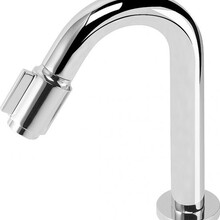 Victory Fonteinkraan Chroom Laag 18,7 cm SaniPro Toiletkraan met draaiknop roterend