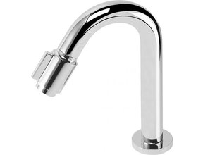 Victory Fonteinkraan Chroom Laag 18,7 cm SaniPro Toiletkraan met draaiknop roterend