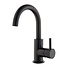 Wastafelkraan Largo Mat Zwart draaibare Uitloop 24cm