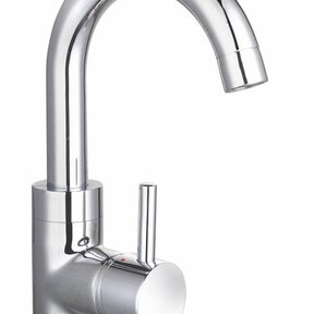 SaniPro Tivoli Wastafelkraan Chroom draaibare Uitloop 24cm