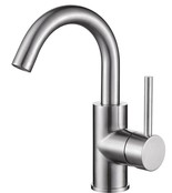 Wastafelkraan Largo RVS-304 Draaibare Uitloop 24cm