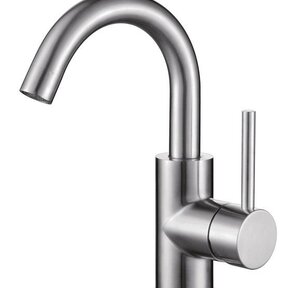 Wastafelkraan Largo RVS-304 Draaibare Uitloop 24cm