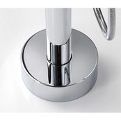 Badkraan Vrijstaand Tivoli Lux Chroom Mengkraan Rond 1 Greeps met Handdouche