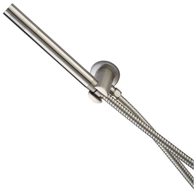 SaniPro Regendoucheset Inbouw RVS Geborsteld Ferrara Lux Muur Rond 20cm thermostaatkraan Handdouche