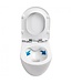 Creavit FE322 Randloos Hangtoilet met Bidet Mat Antraciet met softclose toiletbril 51x35,5x29cm