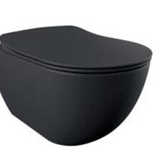 Creavit FE320 Hangtoilet Mat Antraciet met Bidet incl. softclose toiletbril 51x35,5x29cm