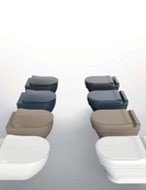 Creavit FE320 Hangtoilet Antraciet Mat 51x35,5x29CM met softclose toiletbril met spoelrand