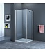 Douchecabine 80x80 Azura Nano Coating Glazen Draaideur 8mm Glas Vierkant
