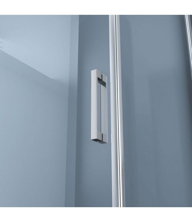 Douchecabine 80x80 Azura Nano Coating Glazen Draaideur 8mm Glas Vierkant