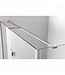 Douchecabine Wies 100x60cm Rechthoek Draaideur Antikalk Helder Glas Chroom Profiel 8mm Veiligheidsglas Easy Clean