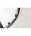 Douchecabine Milano Kwartrond 100x100cm Mat Zwart Schuifdeur Hoekinstap Nano-Coating