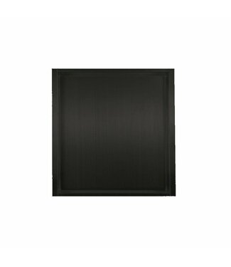 SANI-SUPPLY Inbouw Nis Wand Mat zwart 30x30x7cm Wandnis Douche