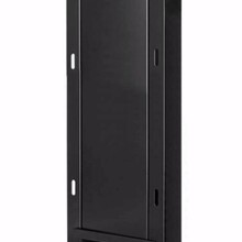 SaniPro Toiletrolhouder Inbouw Mat Zwart 140x660x120mm Reserve rolhouder