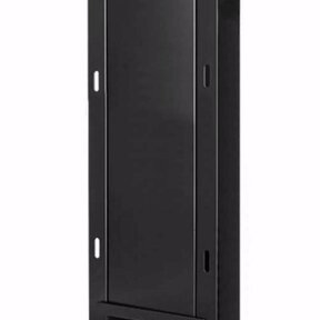 SaniPro Toiletrolhouder Inbouw Mat Zwart 140x660x120mm Reserve rolhouder