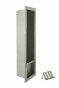 Reserve Toiletrolhouder Inbouw RVS geborsteld 140x660x120mm Reserverolhouder Reserve Toiletrolhouder Inbouw RVS geborsteld 140x660x120mm Reserverolhouder