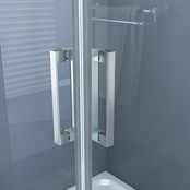 Douchecabine Lara Nano Vierkant Hoekinstap Schuifdeur 80x80x200cm Helder Glas Chroom Profiel 6mm Veiligheidsglas Douchecabine Lara Nano Vierkant Hoekinstap Schuifdeur 80x80x200cm Helder Glas Chroom Profiel 6mm Veiligheidsglas