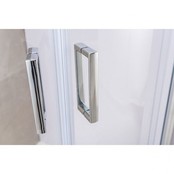 Douchecabine Milano 90x90 Kwartrond met Schuifdeur Hoekinstap Chroom profielen Douchecabine Milano 90x90 Kwartrond met Schuifdeur Hoekinstap Chroom profielen