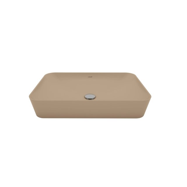 Opzet wastafel Beige 60x40 cm Keramisch Creavit Opzetwastafel Rechthoek zonder kraangat 60x40 cm Opzet wastafel Beige 60x40 cm Keramisch Creavit Opzetwastafel Rechthoek zonder kraangat 60x40 cm