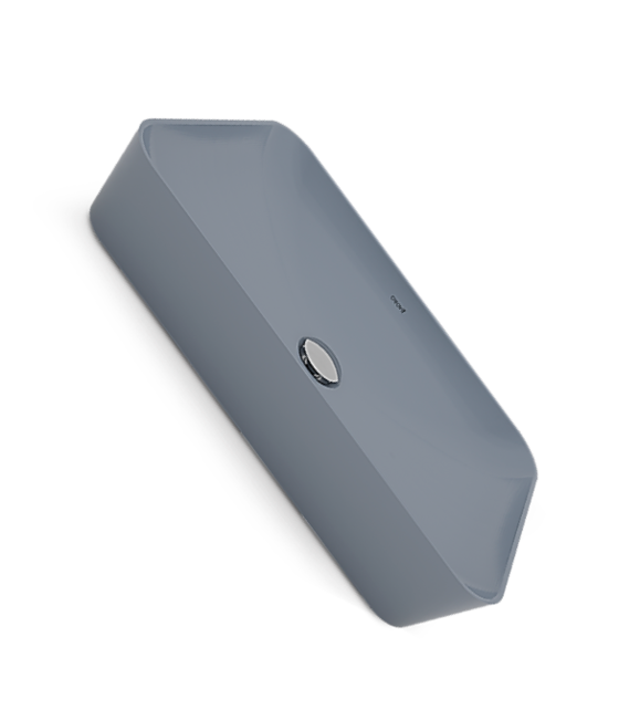 Keramische Opzet wastafel Creavit ULO Mat Basalt 60x40x11cm Keramische Opzet wastafel Creavit ULO Mat Basalt 60x40x11cm