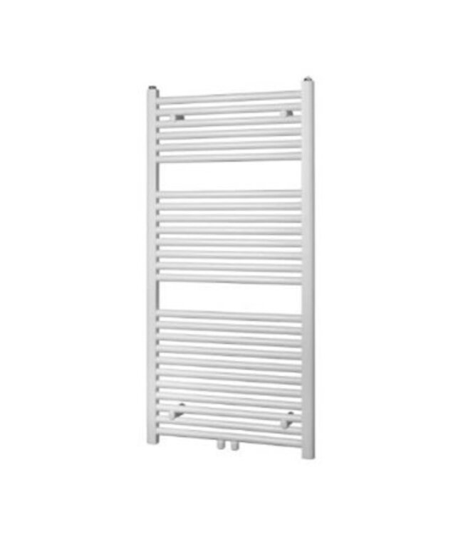 Handdoekradiator Wit 160x60cm 969 Watt Midden Aansluiting Belrad Designradiator
