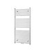 Handdoekradiator Wit 160x60cm 969 Watt Midden Aansluiting Belrad Designradiator