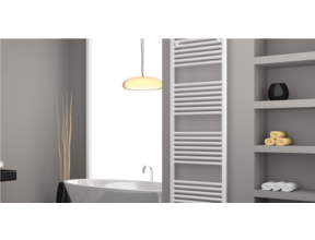 Handdoekradiator Wit 180x60cm 944 Watt Middenaansluting Belrad Designradiator