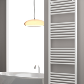Handdoekradiator Wit 180x60cm 944 Watt Middenaansluting Belrad Designradiator
