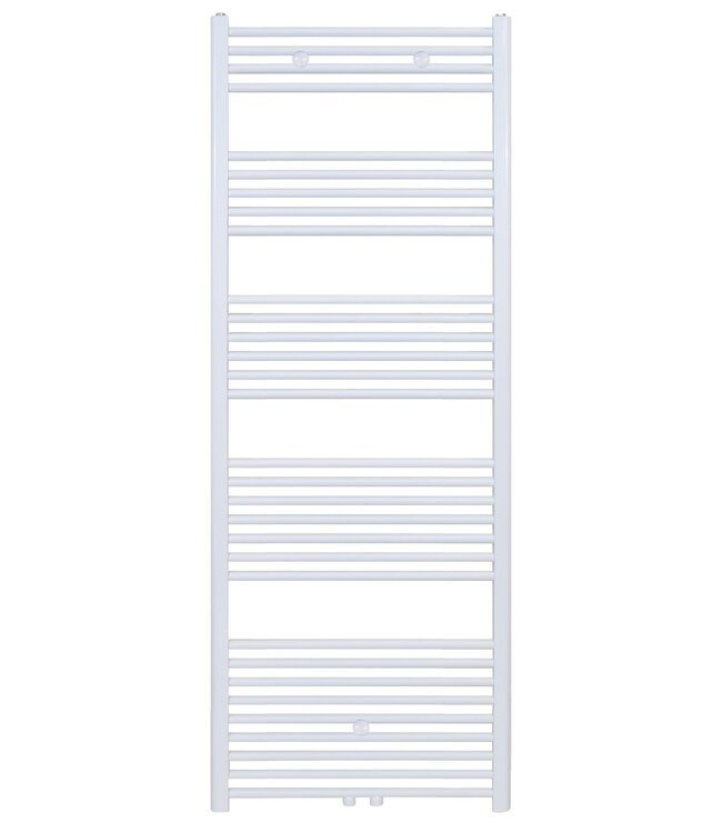 Handdoekradiator Wit 180x60cm 944 Watt Middenaansluting Belrad Designradiator